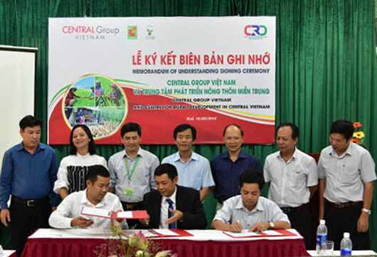 The signing ceremony of cooperation on training and technology transfer for livelihood development