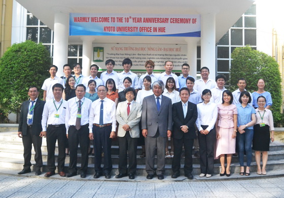 The 10th year anniversary ceremony of Kyoto University Office in Hue